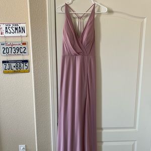 Dusty Mauve Azazie Bridesmaid Dress